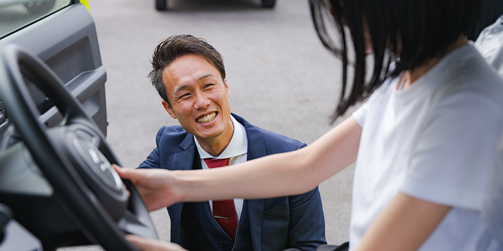 すぐに乗れます